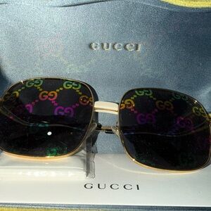 Gucci Multicolor Logo Sunglasses